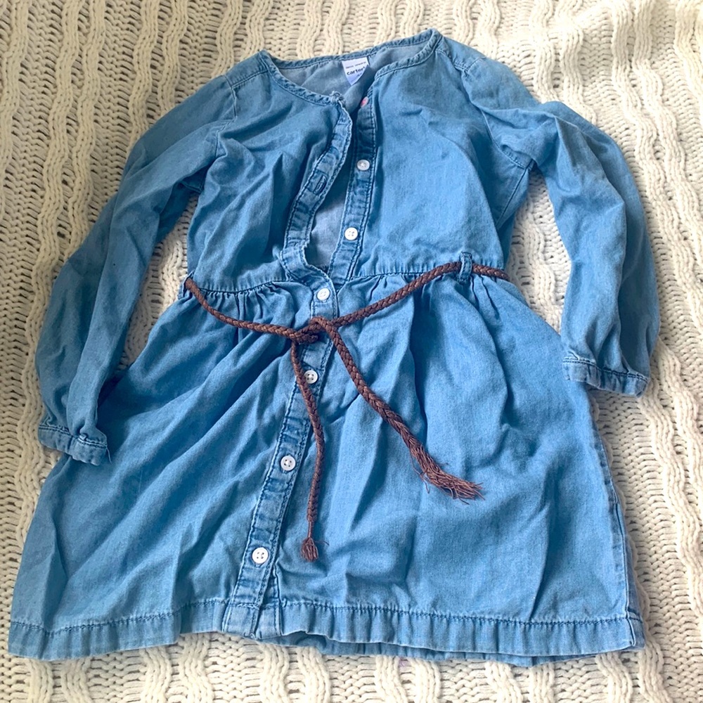 Little girls Jean dress 4t